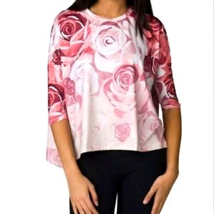 Puma X Careaux 3/4 Sleeve Porcelain Rose Top